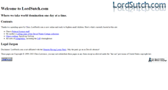 Desktop Screenshot of lordsutch.com