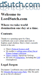 Mobile Screenshot of lordsutch.com
